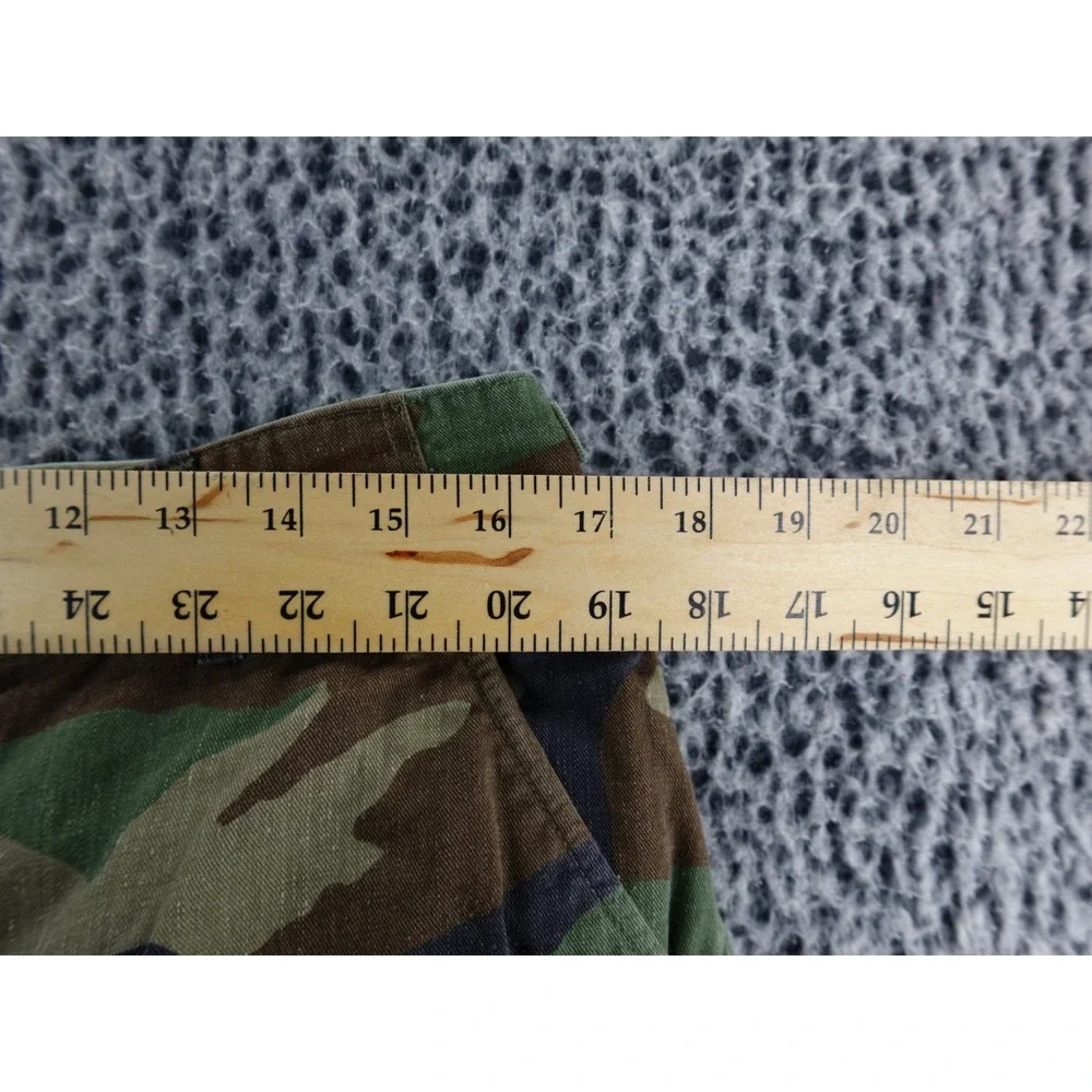 Vintage Woodland Camo Cargo Pants Military‎ Style Utility Trousers Med Regular